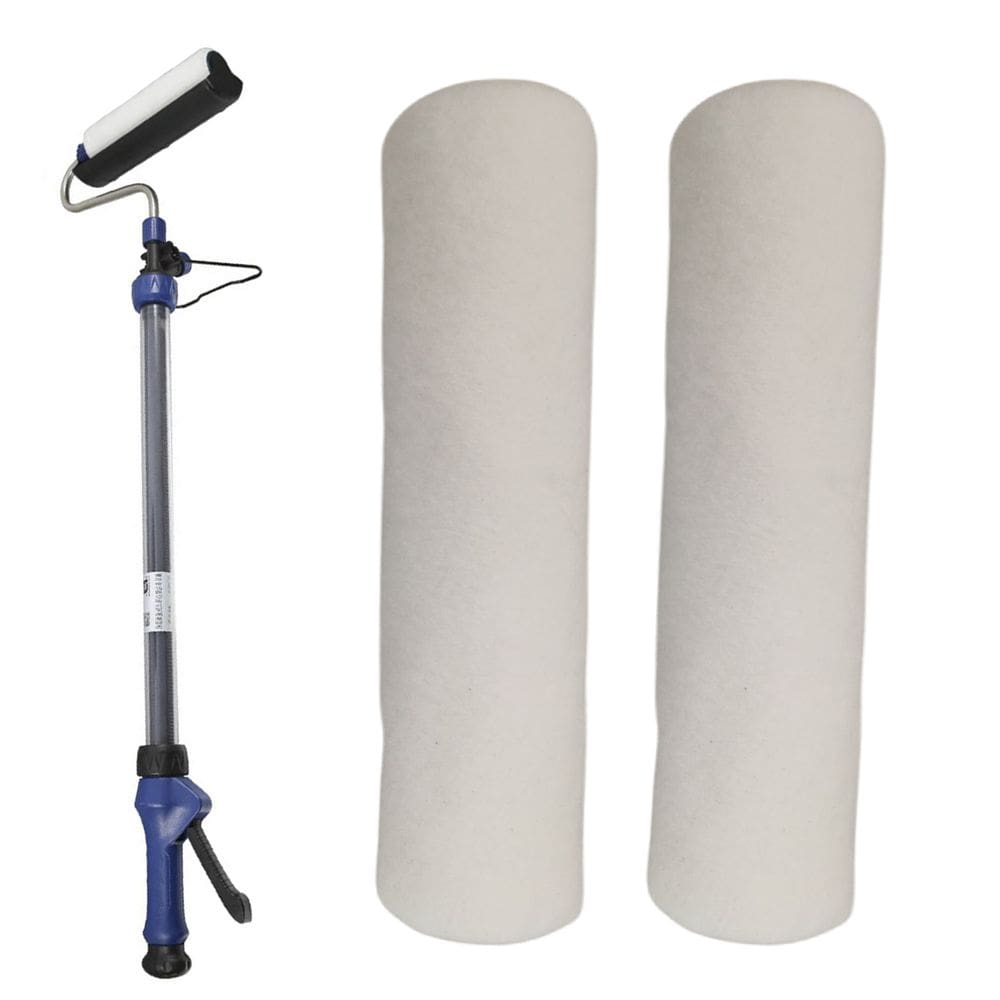 Rolo de Pintura Kit 2 Uni Para Rolo com Reservatorio Sem Suporte Tinta Parede Teto Construçao Obra