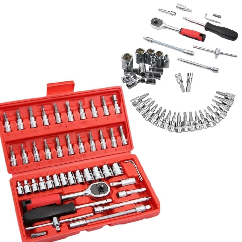 Conjunto De Ferramentas Com Bits Diversos Acompanha Maleta