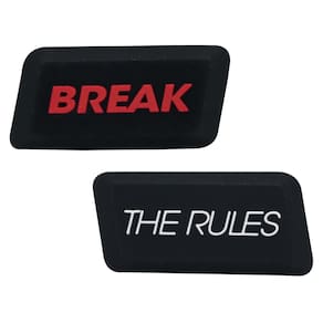 Antivibrador Tecnifibre Spirit Break The Rules Com 02 Unidades Preto Vermelho e Branco