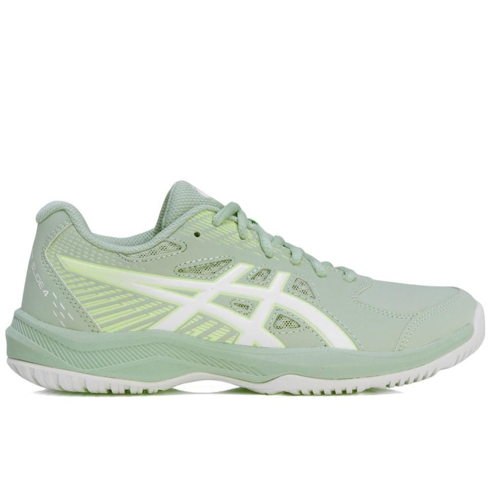 Tênis Asics Court Slide 4 - All Court - Verde Claro e Branco
