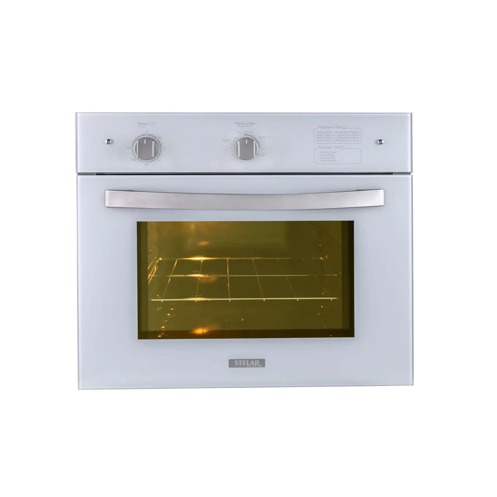 Forno à Gás de Embutir GLP Stelar 46 litros Topázio Branco