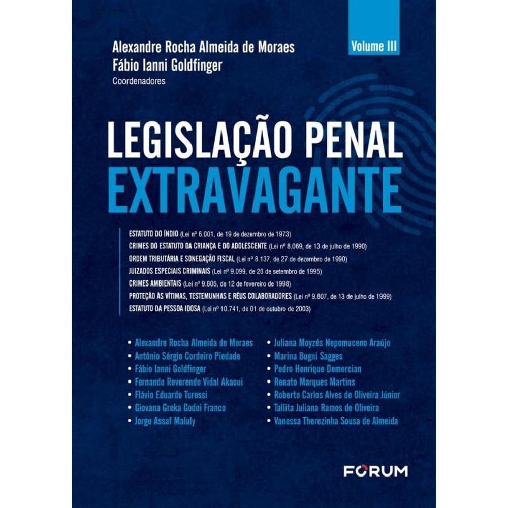 Legislação Penal Extravagante - Volume Iii