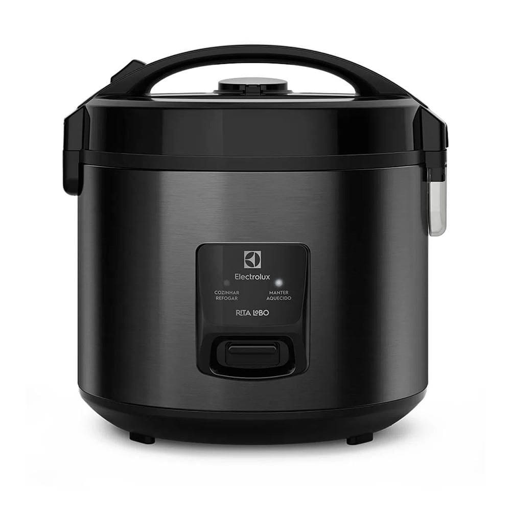Panela de Arroz Elétrica Electrolux 3,5L Preta Efficient Visor Glass por Rita Lobo 220V - ERC30