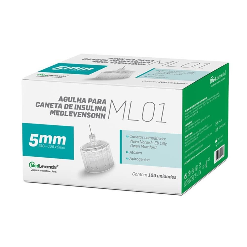 Agulha para Insulina Ml01 Medlevensohn