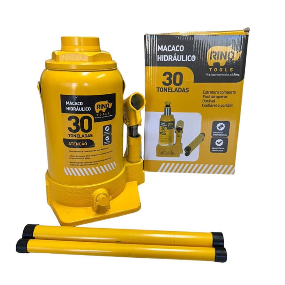Macaco Hidráulico Tipo Garrafa 30 Toneladas Manual