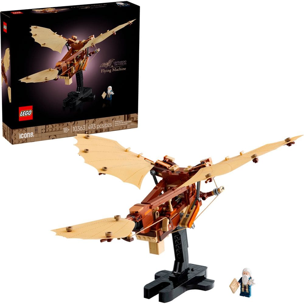 Lego Icons Máquina Voadora da Vinci 10363 com 493pcs
