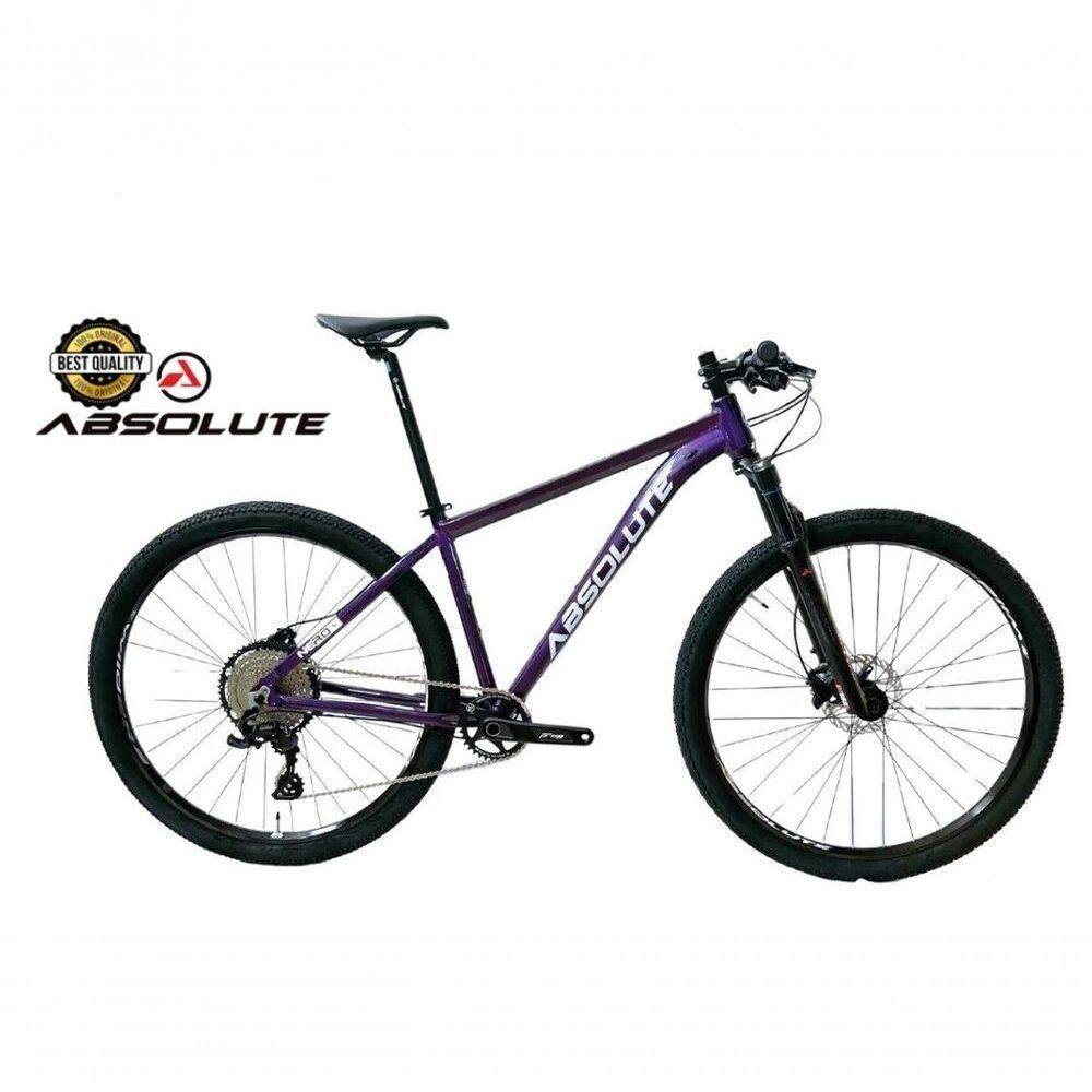 Bike Aro 29 Nero 5 Peças Inteira Absolute 12v Hollowtech Freio Hidráulico K7 11-52 Garfo Trava Guidão - Roxo Tam.17