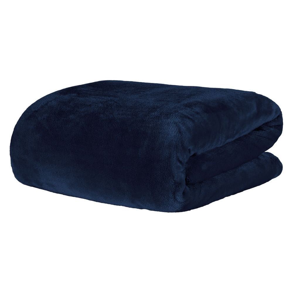 Manta Blanket High 300 Casal Toque De Seda 180x220cm - Kacyumara - Azul