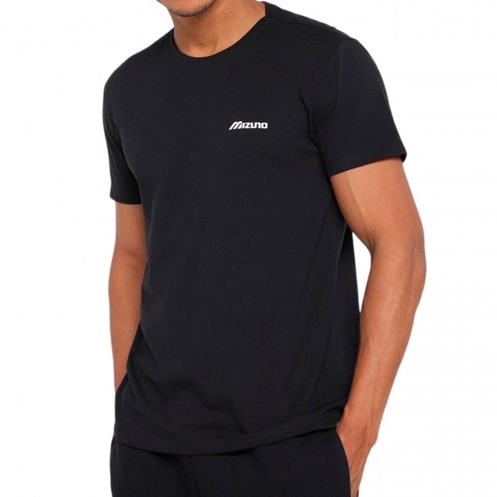 Camiseta Mizuno Basic Masculina Preto