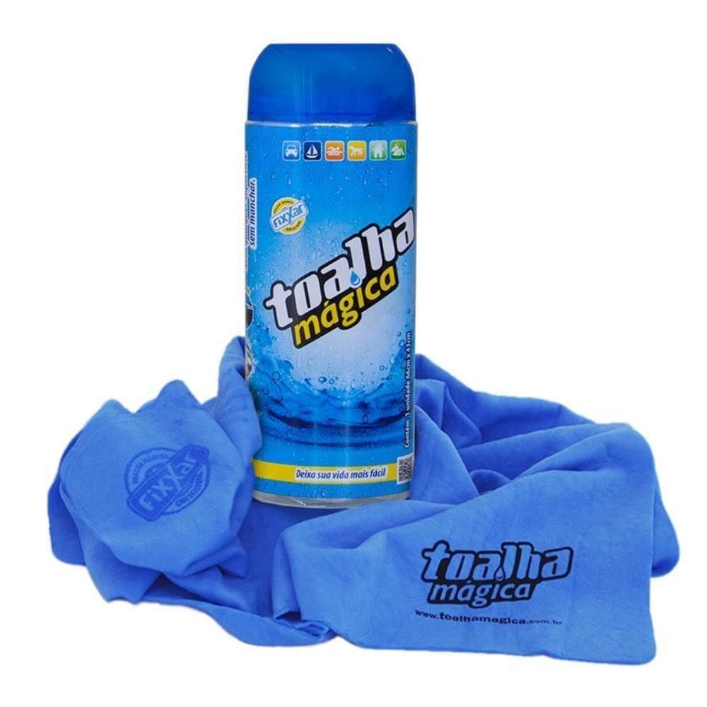 Pano Para Limpeza Fixxar Toalha Mágica Azul autêntico