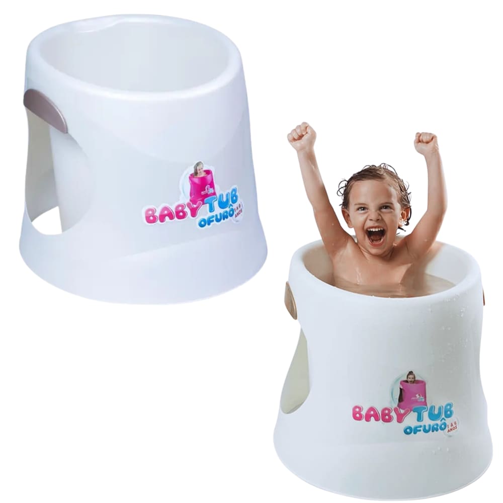 Banheira Babytub Ofurô Branco 1 a 6 Anos