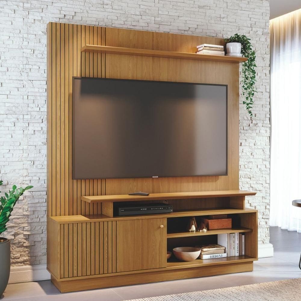 Estante Painel Para Tv Emberforge Cumaru