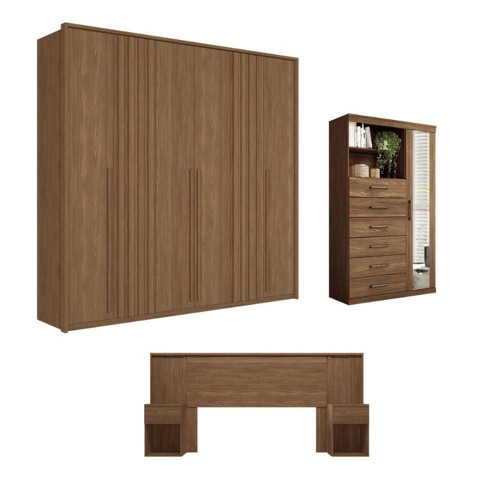 Jogo De Quarto Completo Sevilha Jatoba