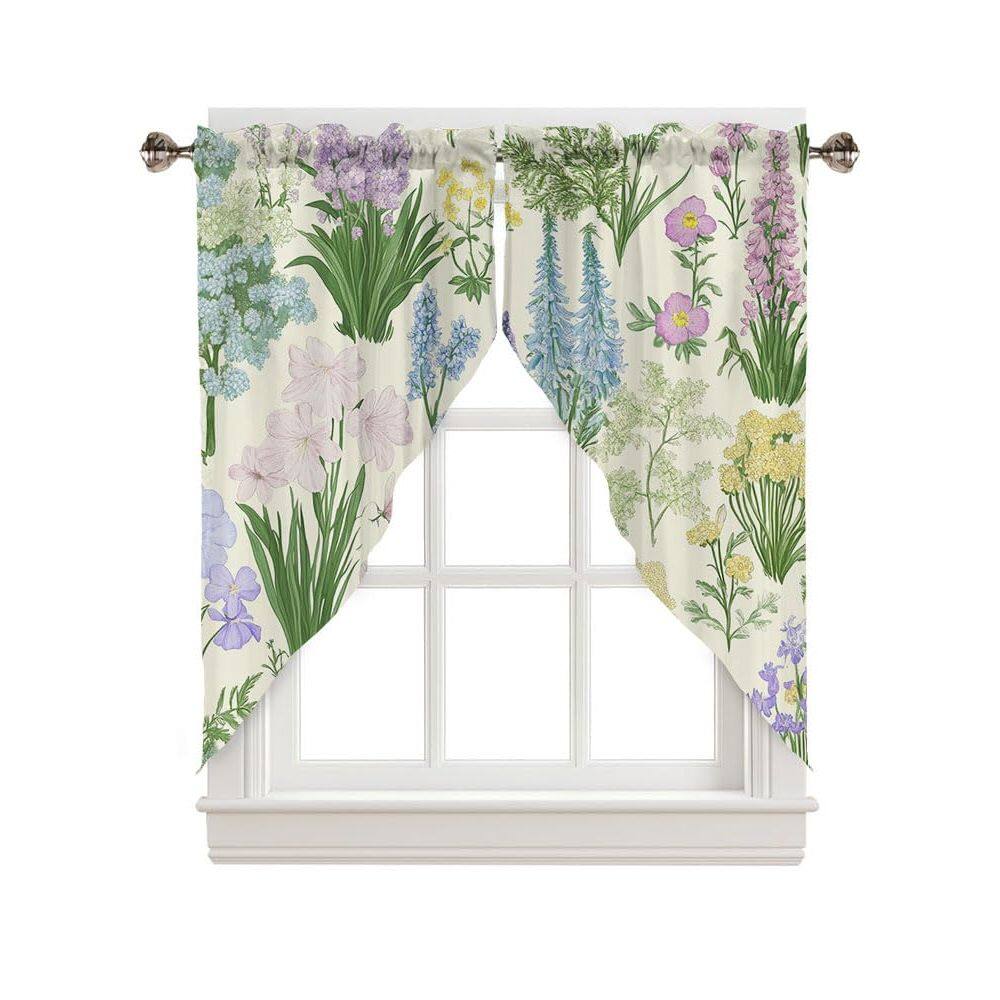 Saia de janela CAPSCEOLL Spring Flowers Hydrangea 74x91cm 2