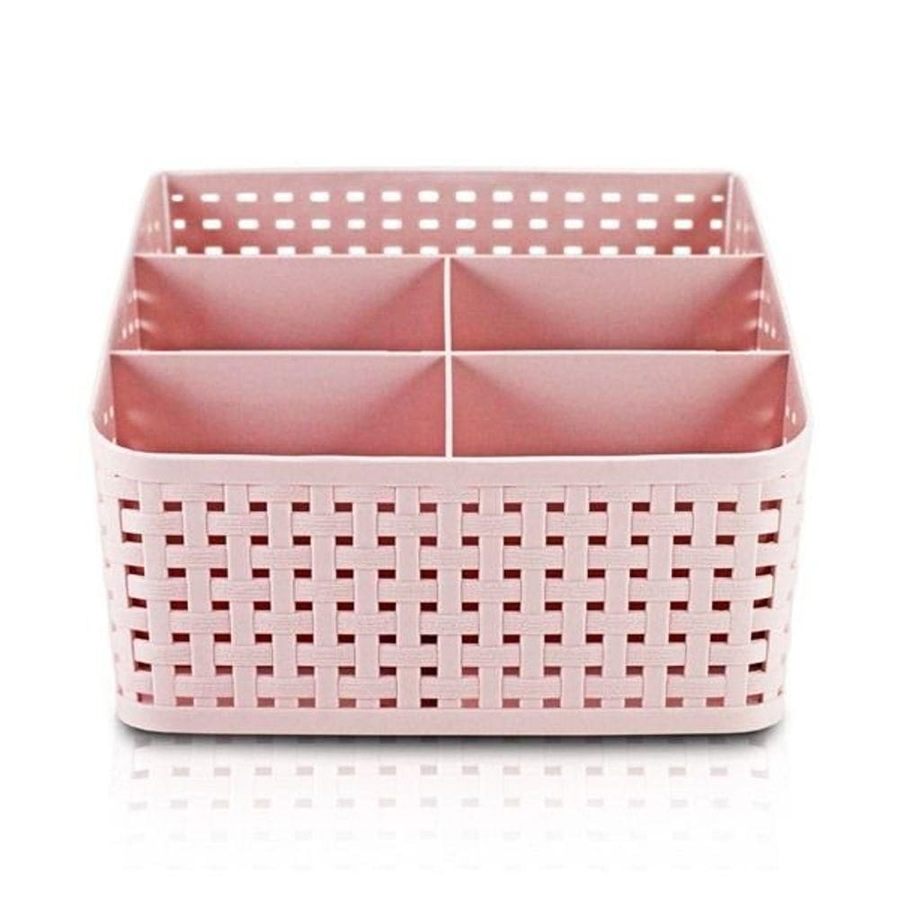 Organizador De Mesa Multifuncional Lifestyle Jacki Design Rosa