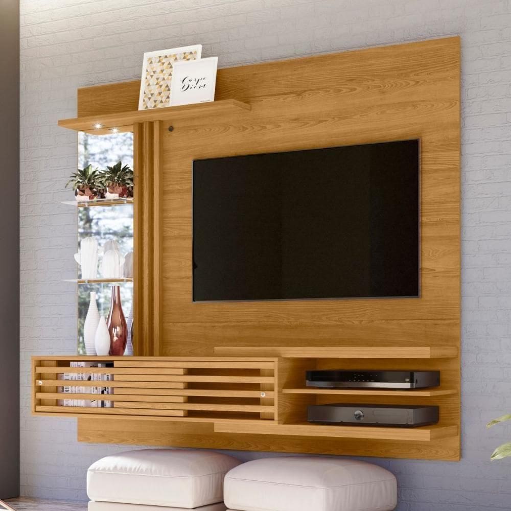 Painel Para Tv Com Estilo Home Miami Cumaru