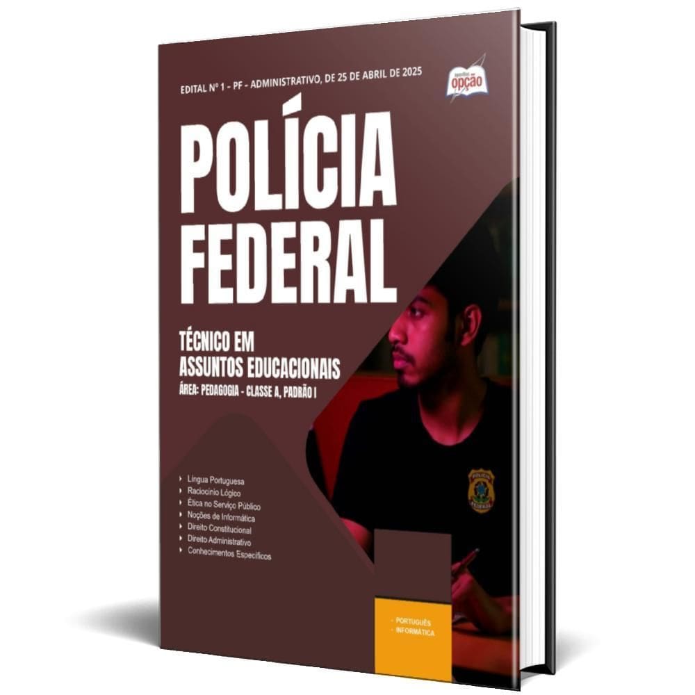 Apostila Polícia Federal Pf 2025 Técnico Em Assuntos