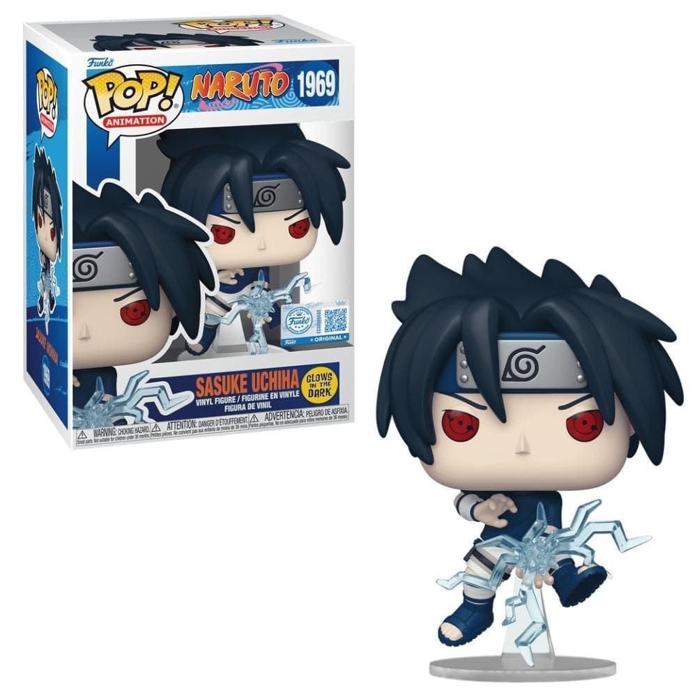 Boneco Funko Pop Naruto Clássico - Sasuke Chidori  Glow