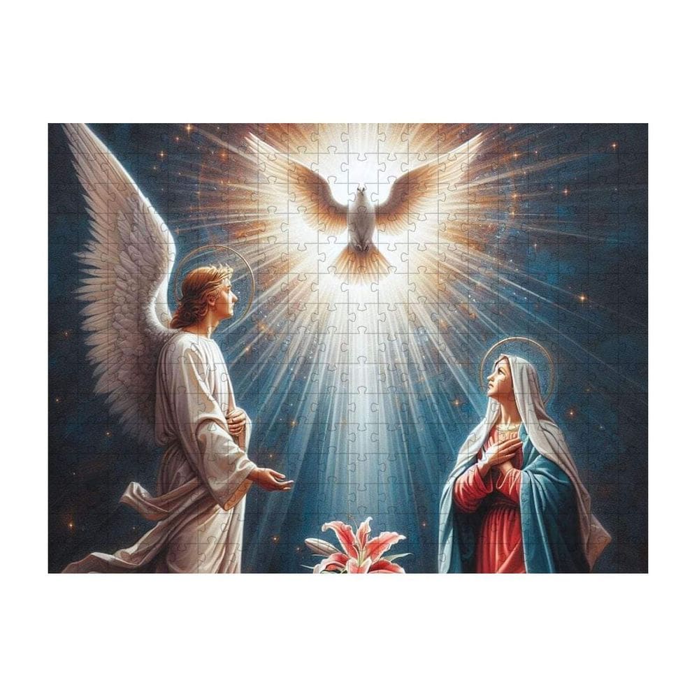 Quebra-Cabeça Sagrado O Anjo Anunciou A Maria E Ela Concebeu