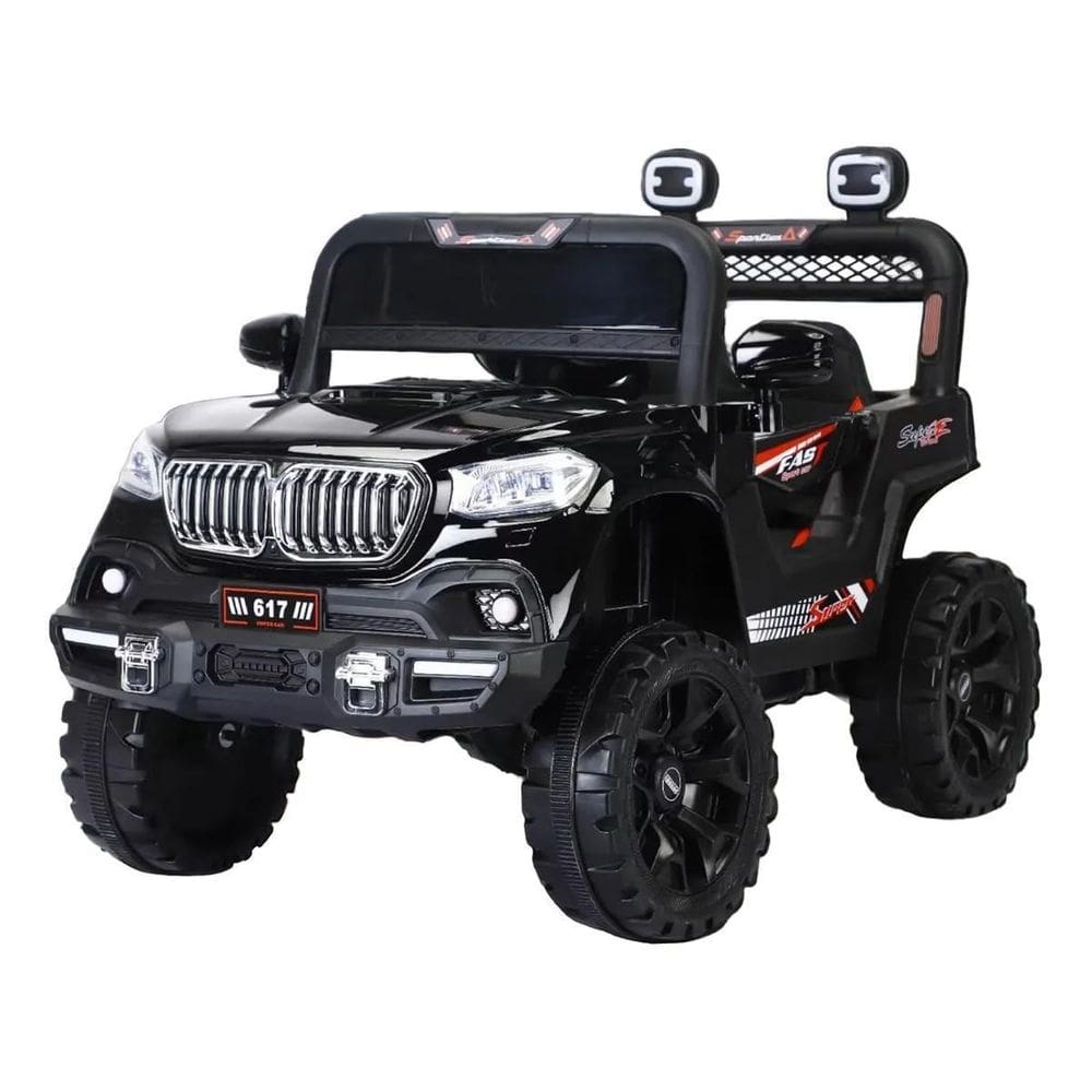 Jipe Elétrico Infantil Mc24146 Preto 12V