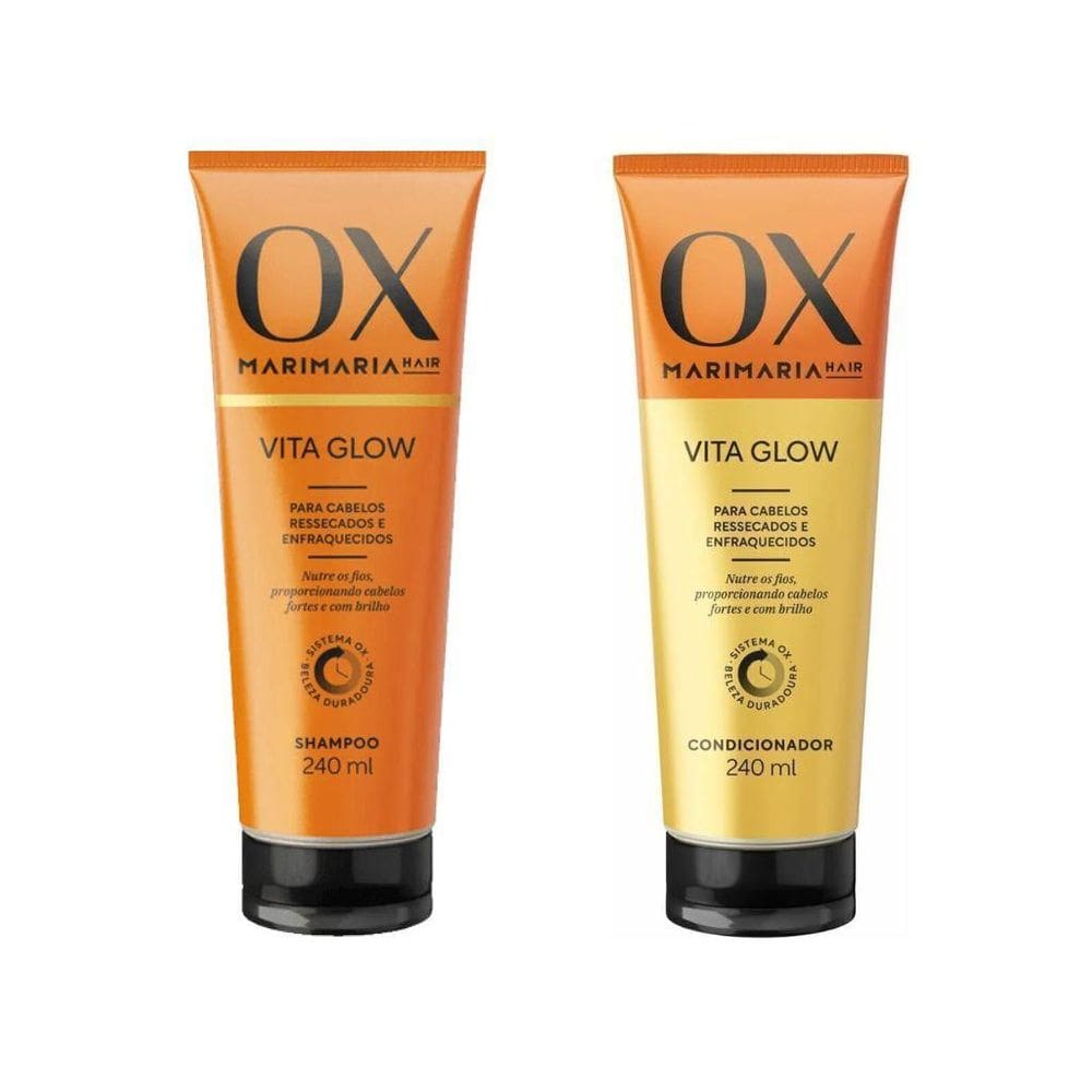 Kit Ox Mari Maria Vita Glow Shampoo + Condicionador 240Ml