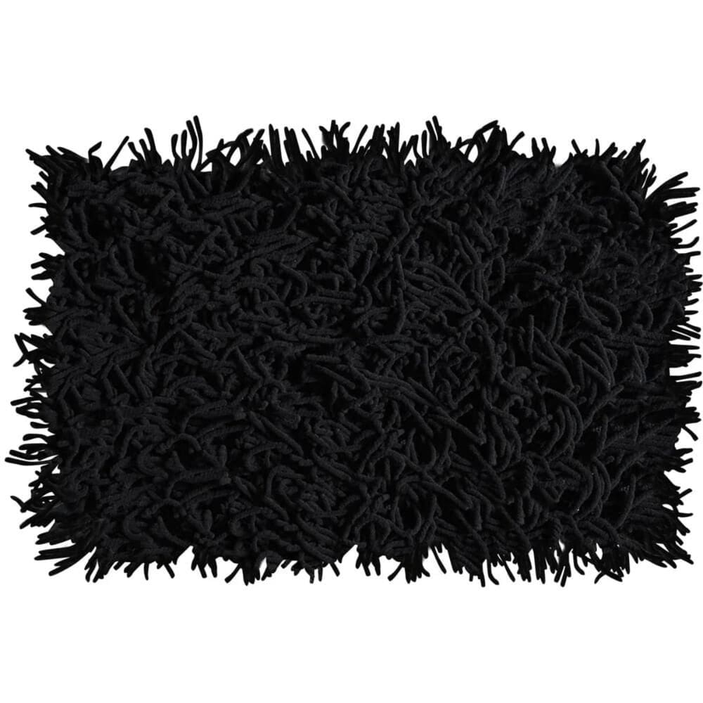 Tapete para Banheiro Vizapi 50x80cm Thane Preto
