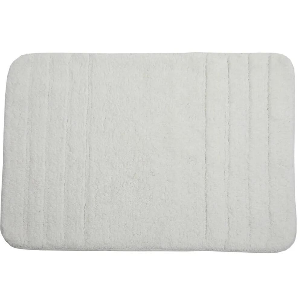 Tapete para Banheiro Vizapi 50x70cm Shiva Branco