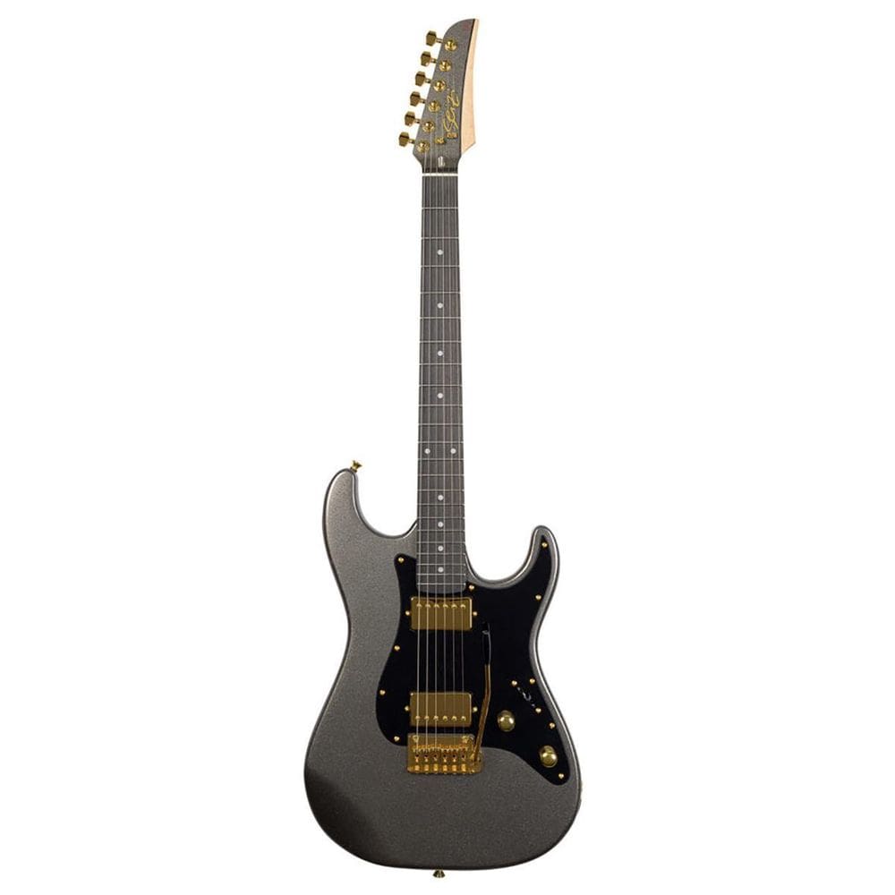 Guitarra Seizi Katana Venom Hh Space Grey Alnico V Inox Bag