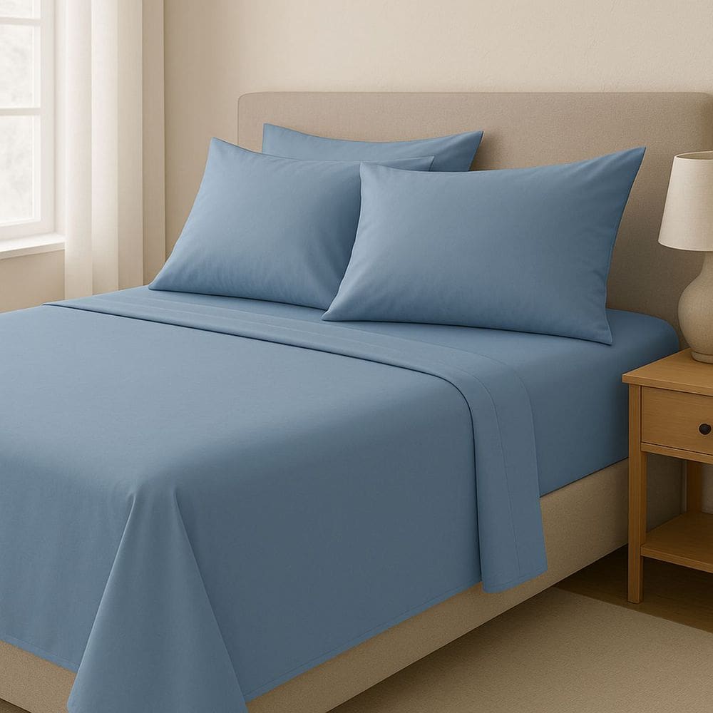 Jogo Cama Casal 4 Peças 300 Fios com Toque de Seda Jolitex Ternille