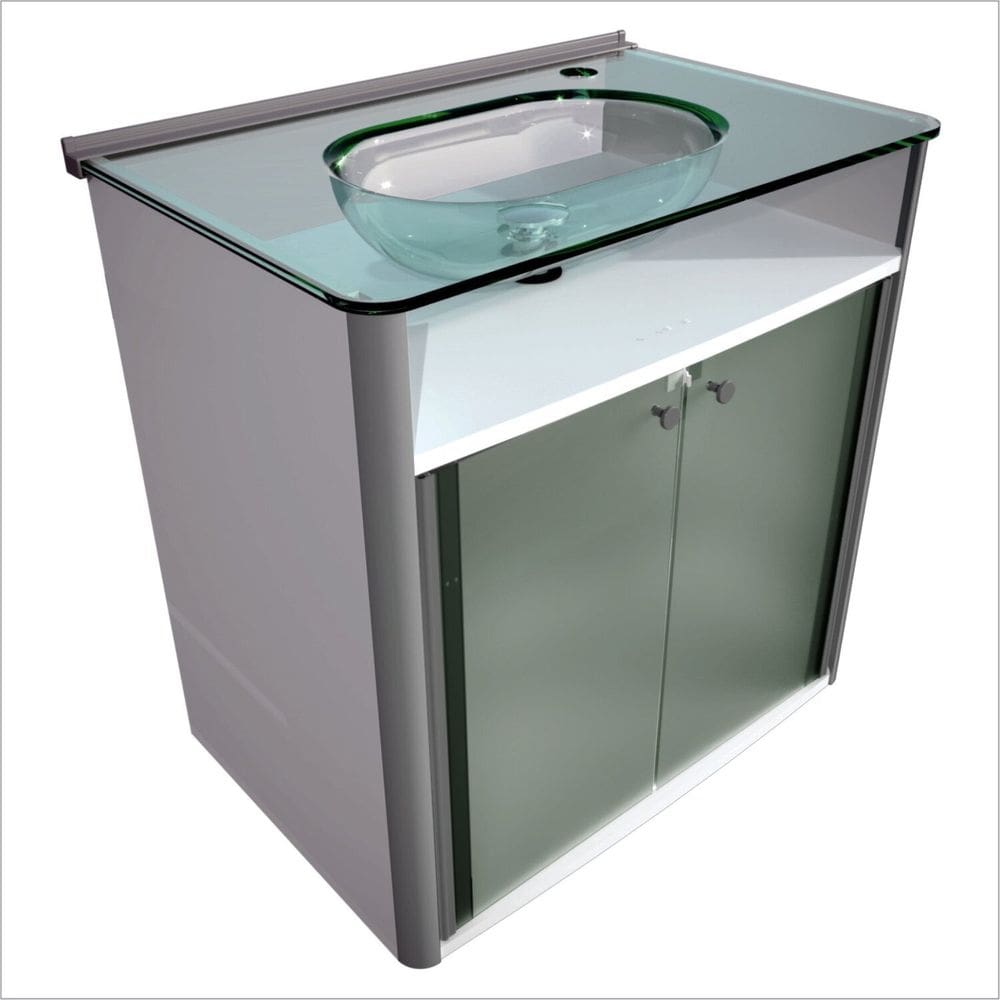 Gabinete para Banheiro 62cm X 63cm Classic Silver