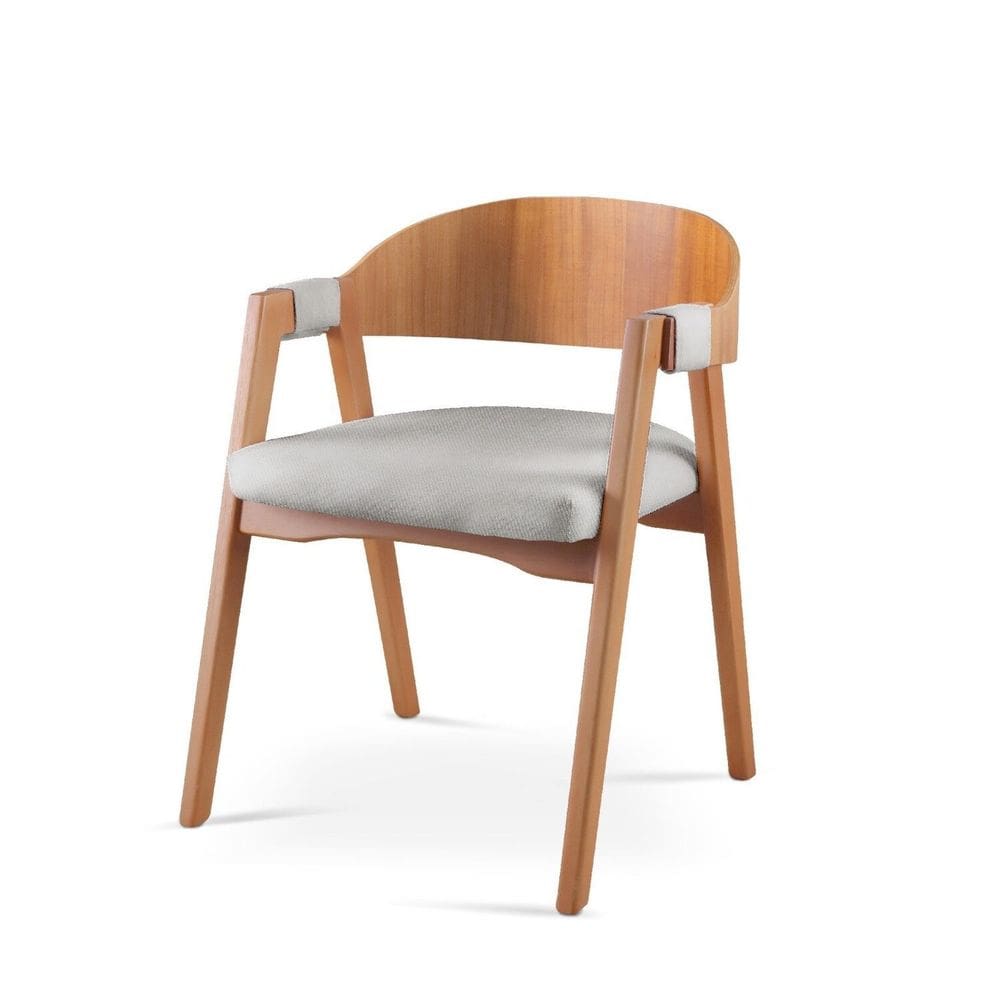 Cadeira para Sala de Jantar 80cm X 60cm Luna Cinza/Marrom