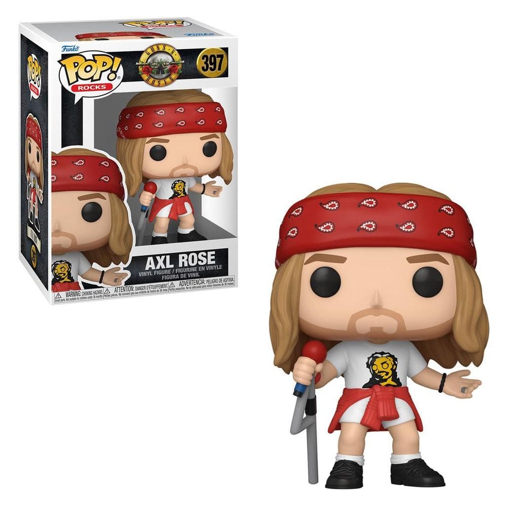 Funko Pop Rocks Guns and Roses Axl Rose 1992 #397
