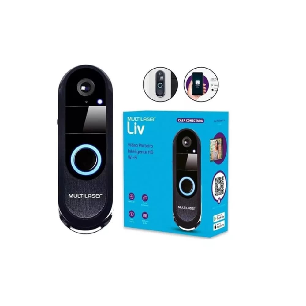 Video Porteiro LIV SE220 Multilaser