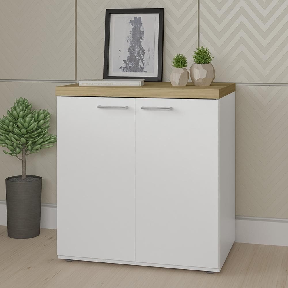 Bancada 2 Portas Portsmouth Olmo Branco