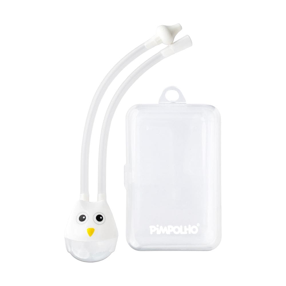 Aspirador Nasal C/ Estojo Coruja Unissex Bebê Branco - Pimpolho