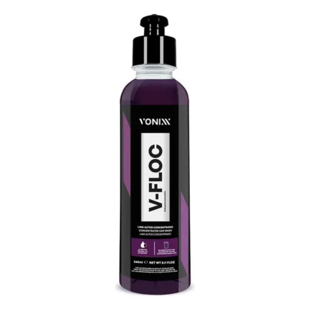 Shampoo Automotivo Neutro V-Floc 1:400 240Ml Vonixx