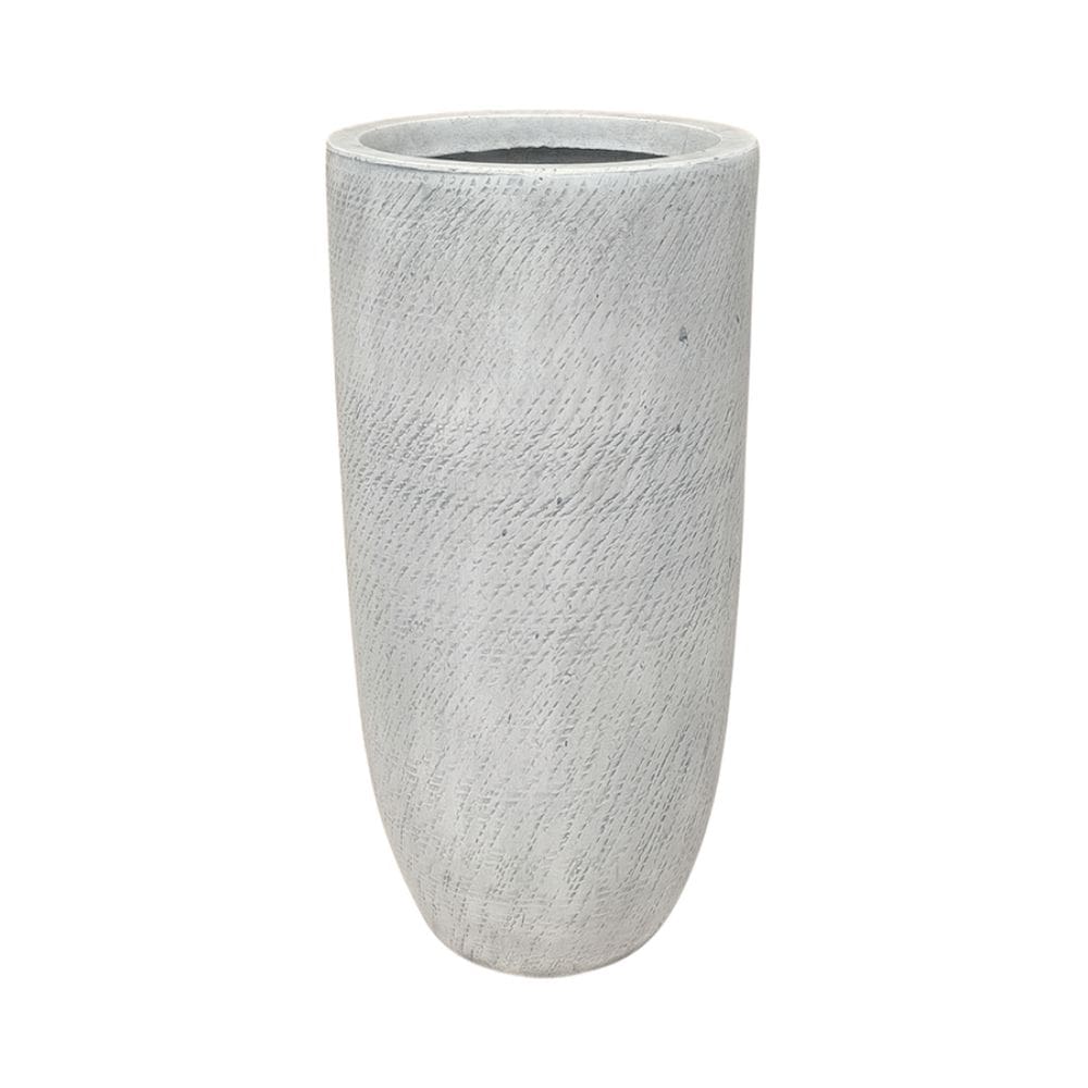 Cachepot de Fibrocimento Branco Medida 43x78 cm