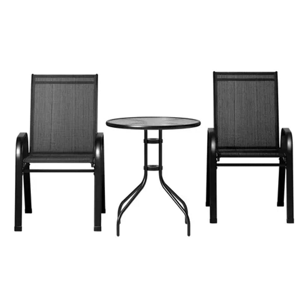 Conjunto de Mesa com 2 Cadeiras Empoli EM-6021 para Jardim