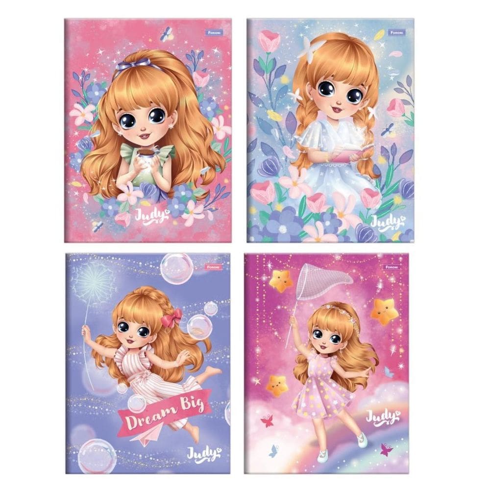 Caderno Brochurao 80F Judy Foroni 45.8169-4