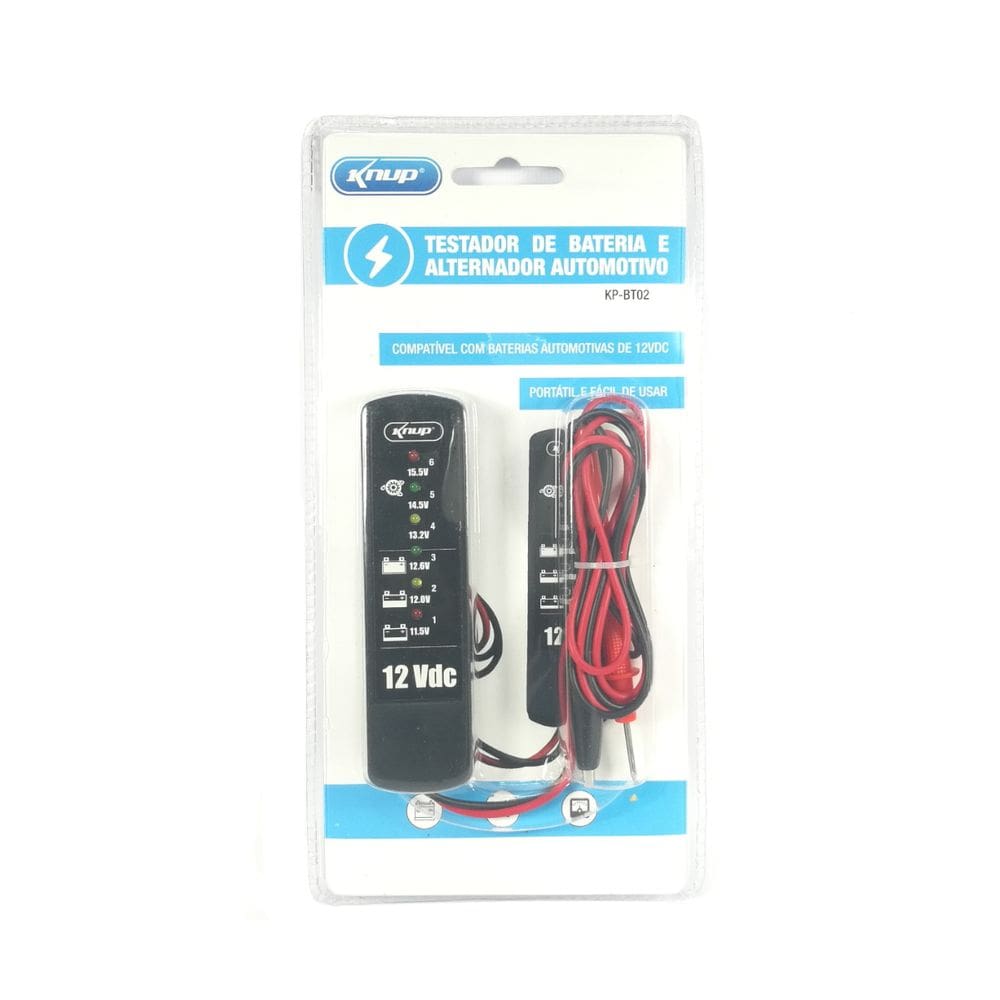 Testador de Bateria e Alternador KP-BT02