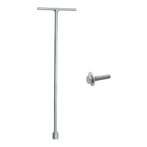 Chave T Longa 62Cm + Parafuso Agitador Lavadoras Electrolux