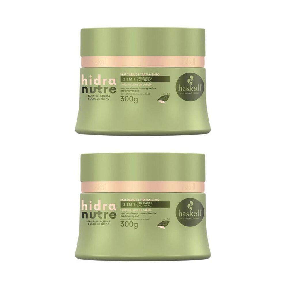 Mascara Haskell Hidranute 300G - Kit Com 2Un