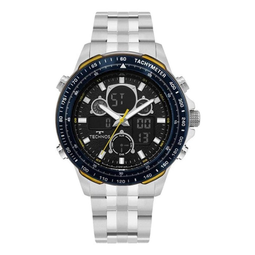 Relógio Technos Masculino Ts Digitech Prata - Bj4130Ab/1P