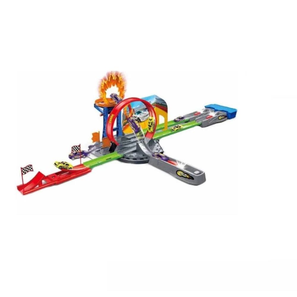 Pista Carrinhos Lançador Launch Loop Score Track Racing Hot