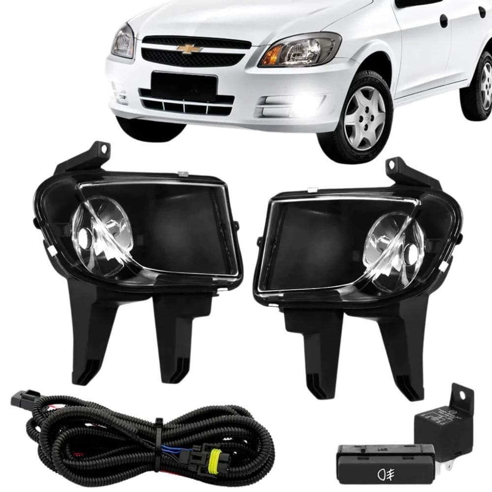 Kit Farol Milha Celta Prisma 12 A 15 Botão -  Suits