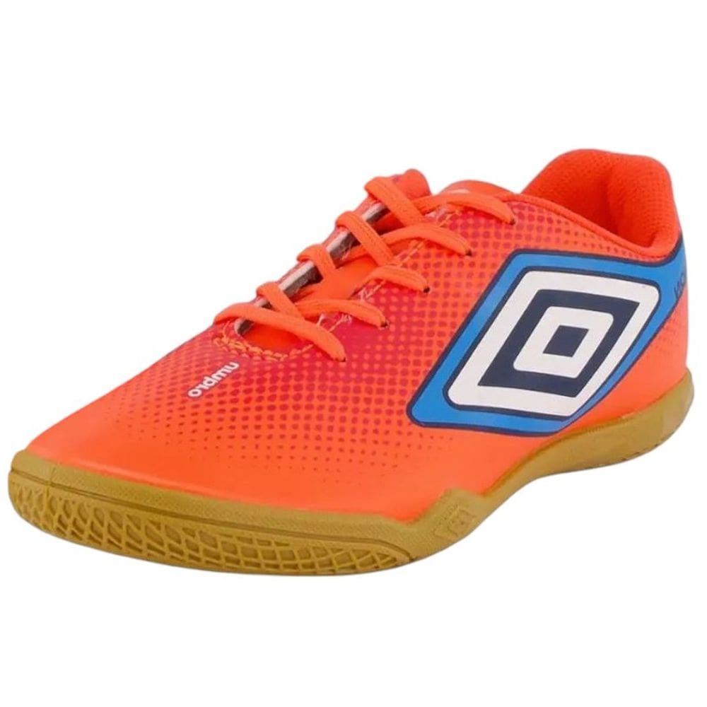 Chuteira Futsal Juvenil Laminada Fluorescente Umbro Cannon