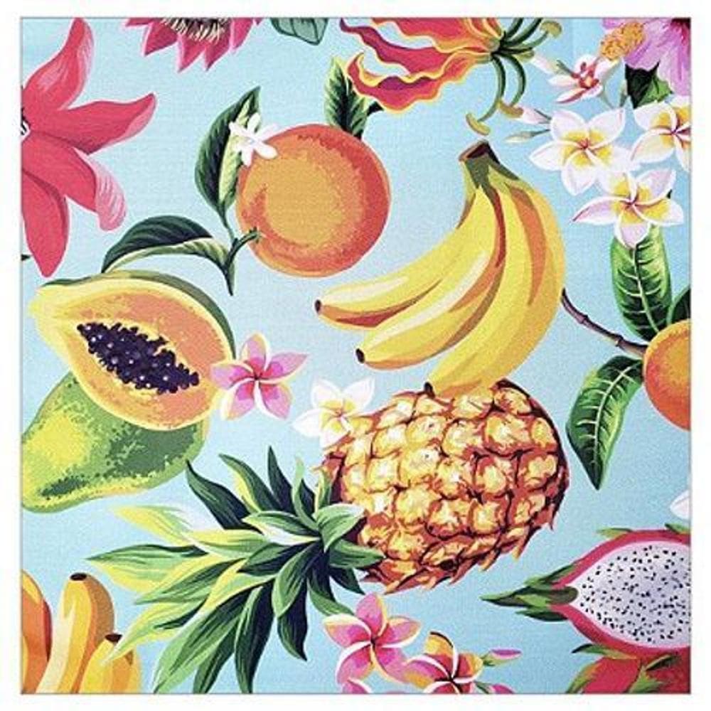 Kit 4 Guardanapo De Tecido É Fruta 40Cmx40Cm