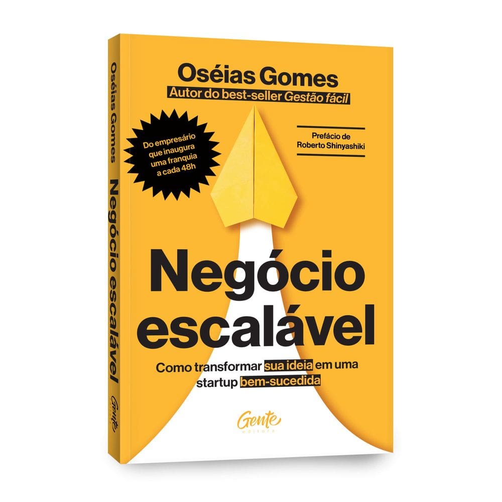 Livro Negócio Escalável Como Transformar Sua Ideia Em Uma Startup Bem-Sucedida