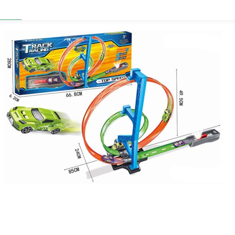 Pista Loop Carrinhos Hot Track Lançador