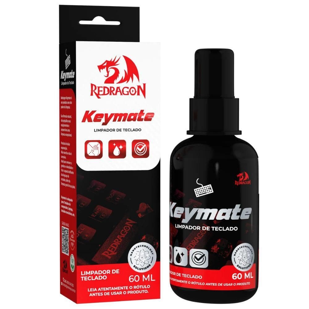 Solucao para Limpeza de Teclado Redragon Keymate 60ml CP3630